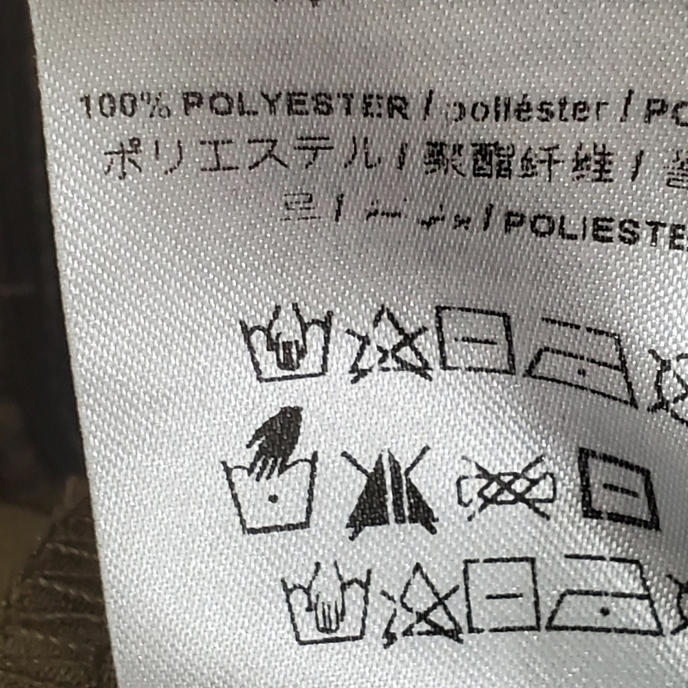 GUESS Olive Green Button-Front Wide-Leg Jumpsuit Size XL - Picture 10 of 10